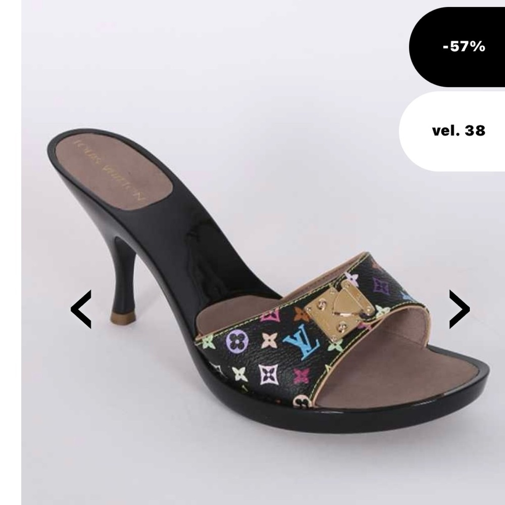Authentic lv  sandals
